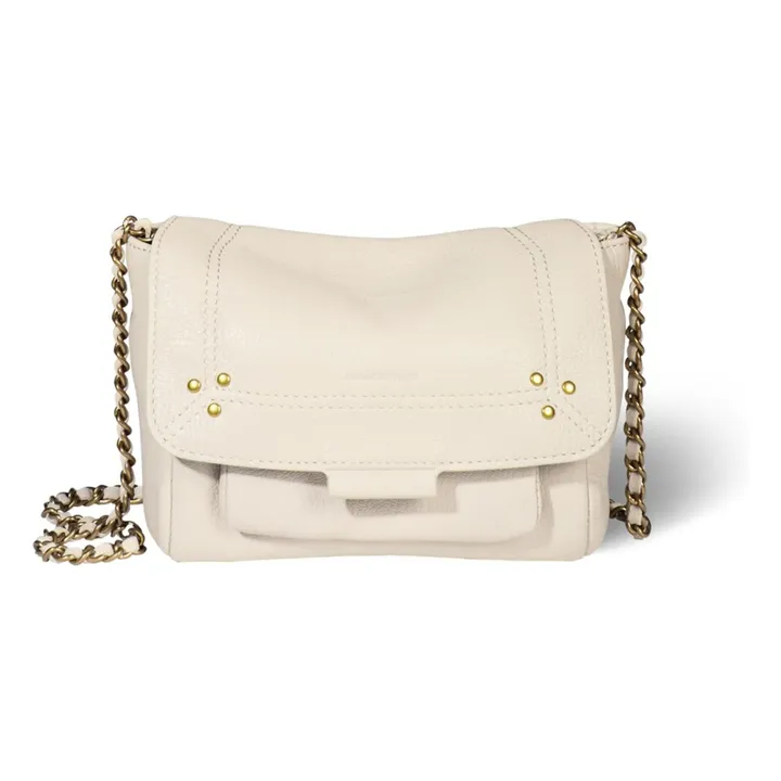 Sac Lulu S Chèvre Grainé | Ecru- Image produit n°0