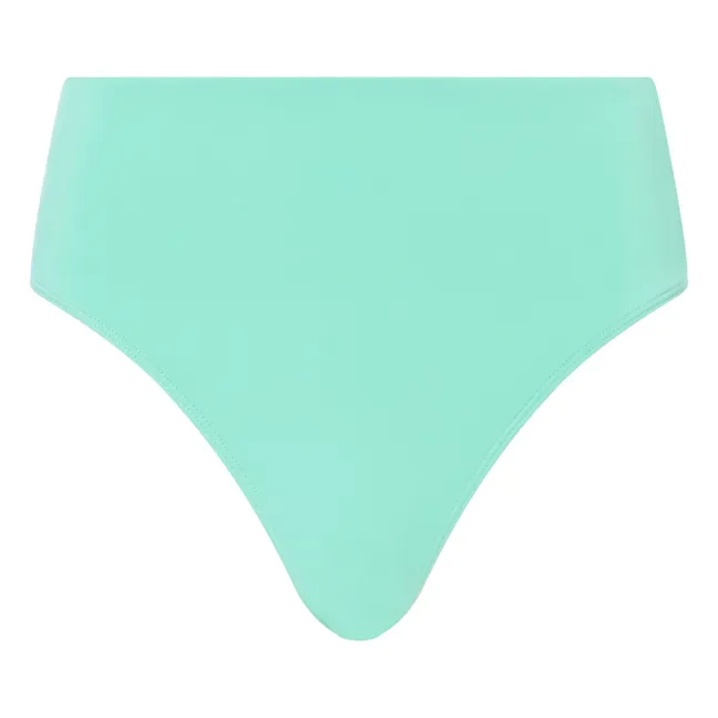 High Waist Bikini Bottom | Aqua