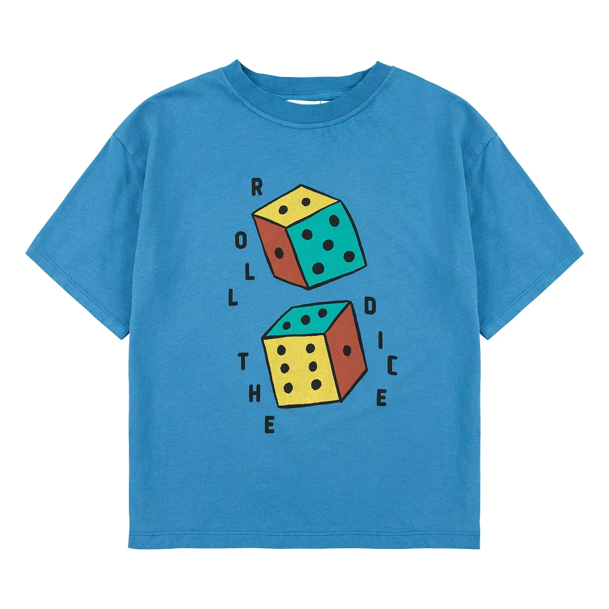 Bobo Choses Blue Roll The Dice T-Shirt Organic Cotton