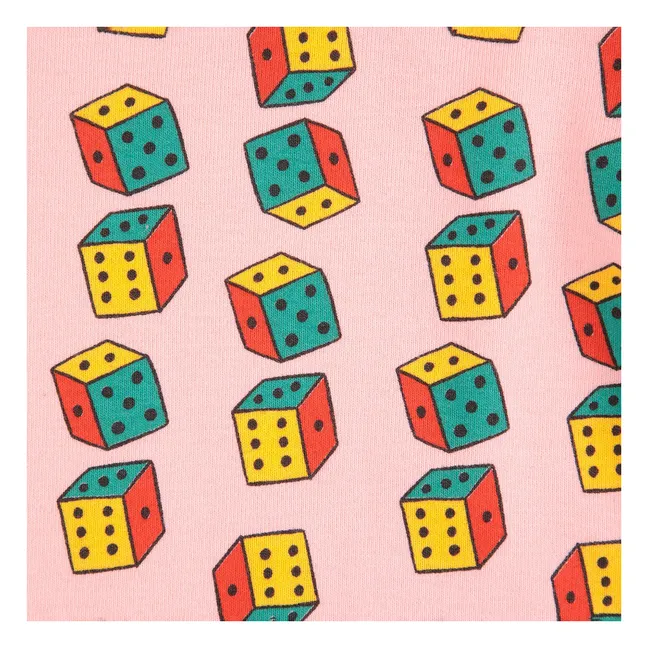 Dados de algodón orgánico | Rosa