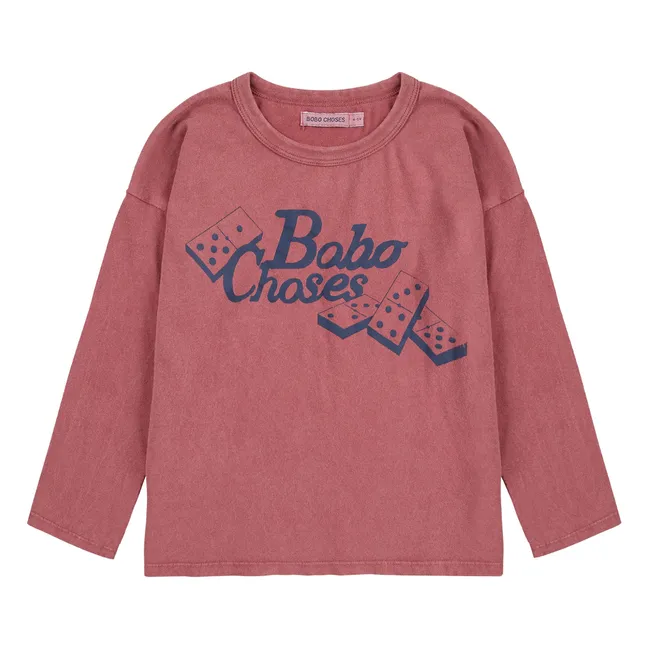 Camiseta Dés Bobo Choses Algodón Ecológico | Marrón