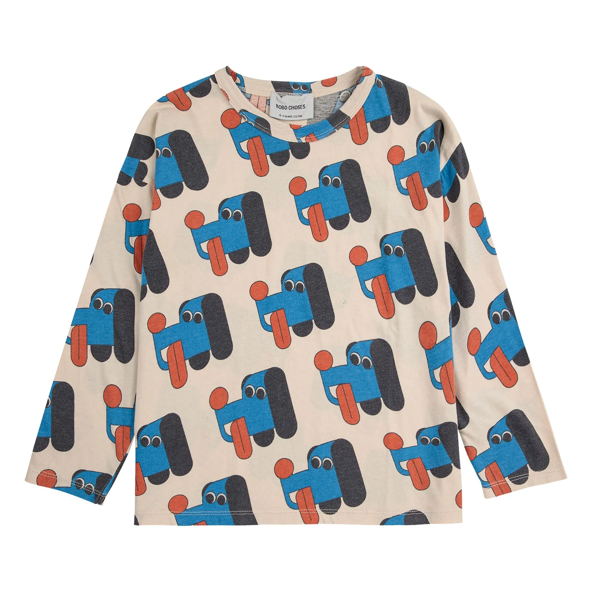 Bobo Choses Sand T-Shirt Dogs Organic Cotton