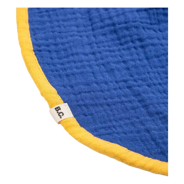 2er-Set Gaze-Lätzchen aus Bio-Baumwolle für den Zug | Weiß