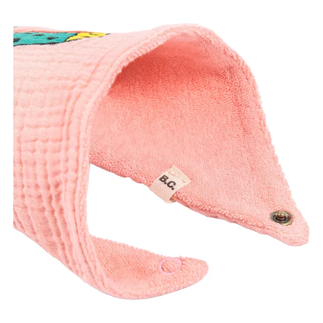 Set of 2 Organic Cotton Gauze Bibs | Pink