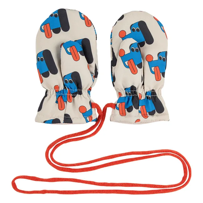 Moufles Chiens | Blanc