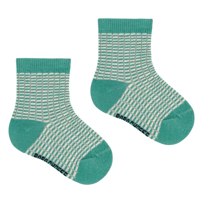 Lot de 2 Paires de Chaussettes Voitures Coton Bio | Beige