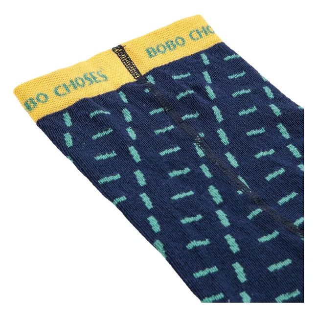 Collants Coton Bio | Bleu marine