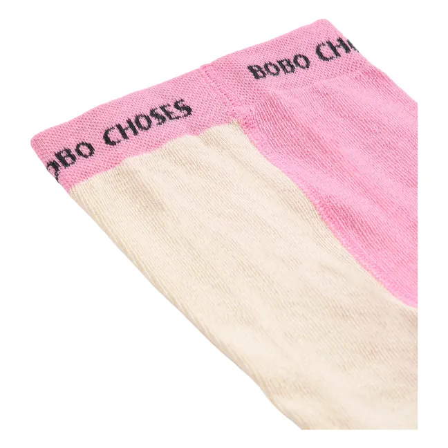 Collants Bobo Choses Coton Bio | Rose
