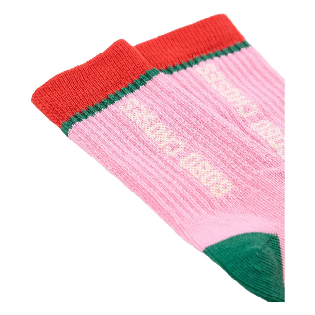 Chaussettes Bobo Coton Bio | Rose