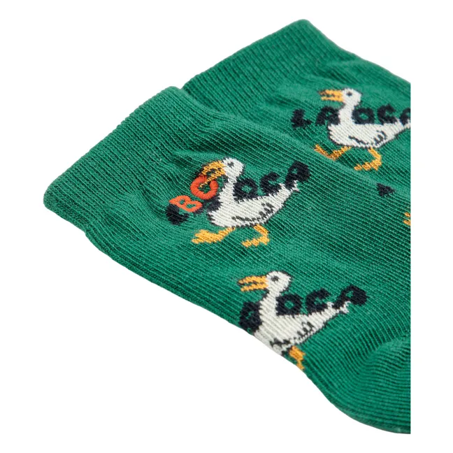 Chaussettes Canards Coton Bio | Vert