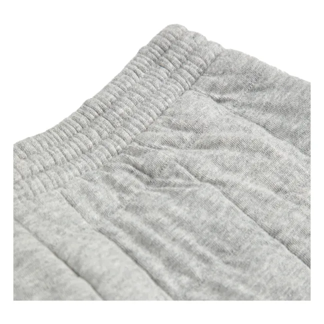 Jogger Matelassé | Gris chiné