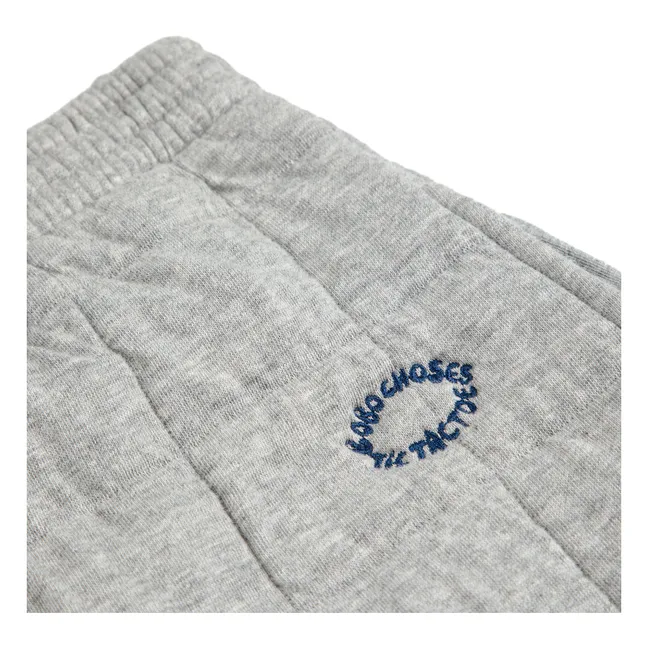 Jogger Matelassé | Gris chiné