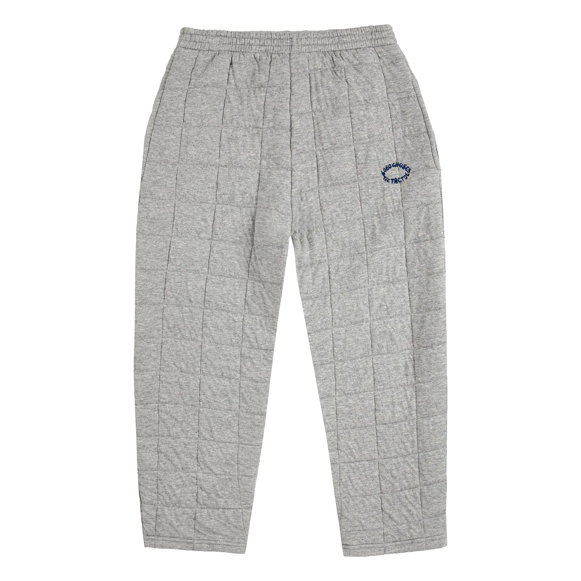 Bobo Choses Heather Grey Quilted Jogger