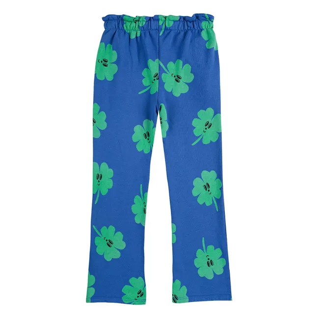 Jogger de algodón ecológico Trèfles | Azul