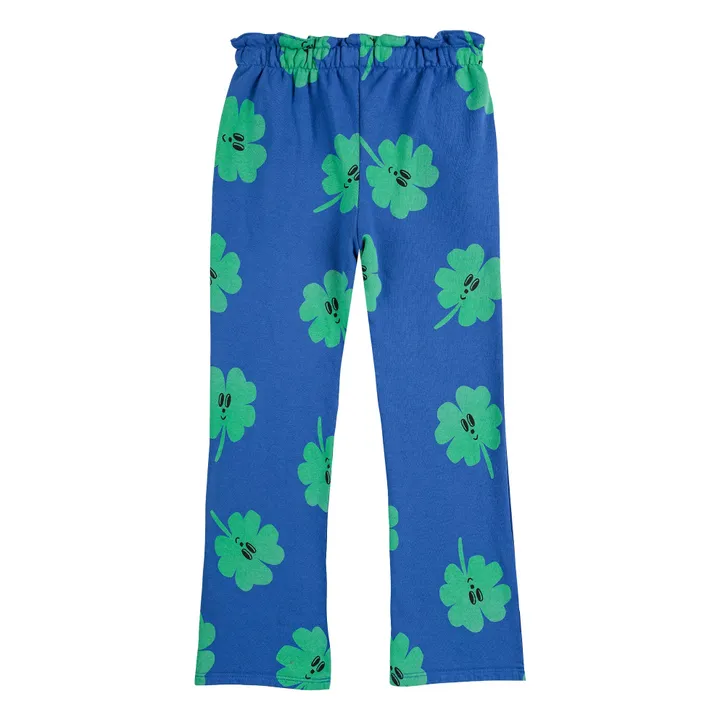 Jogger de algodón ecológico Trèfles | Azul- Imagen del producto n°3