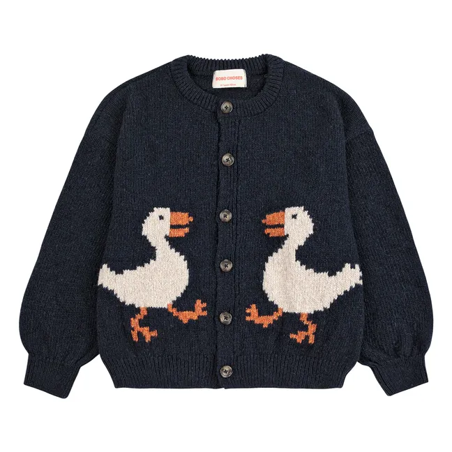 Gilet Canards Laine | Bleu marine