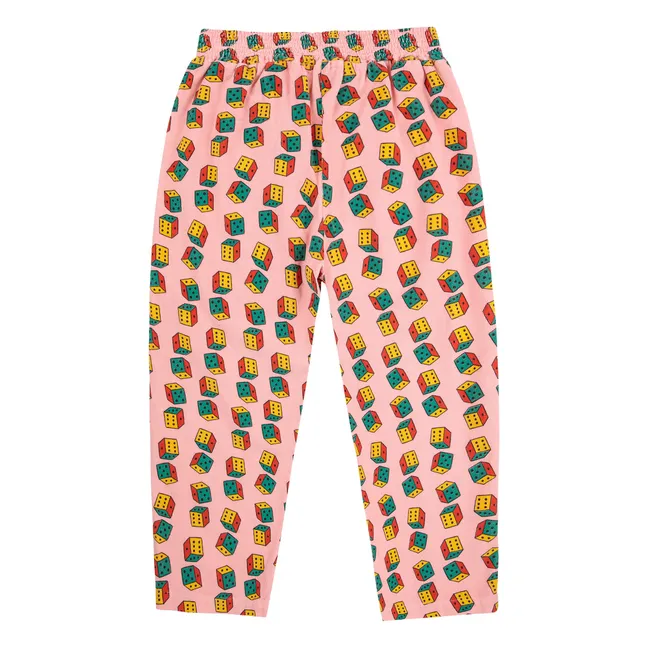 Pantalones de pana de algodón orgánico | Rosa