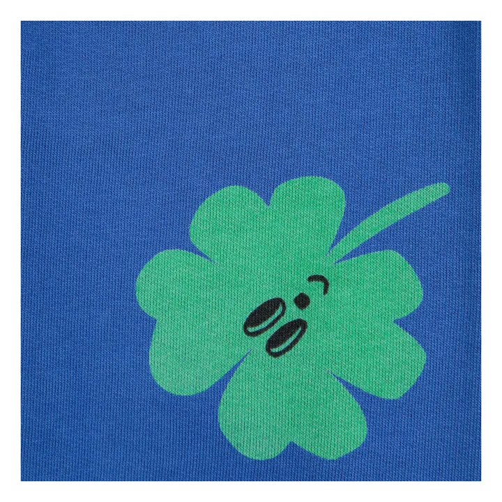 Jogger de algodón ecológico Trèfles | Azul- Imagen del producto n°6