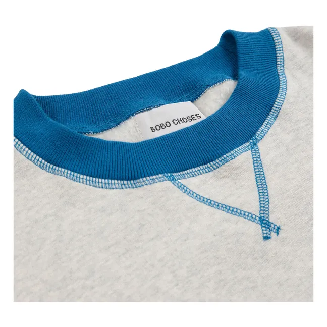 Sweat Dés Bobo Choses Coton Bio | Gris chiné