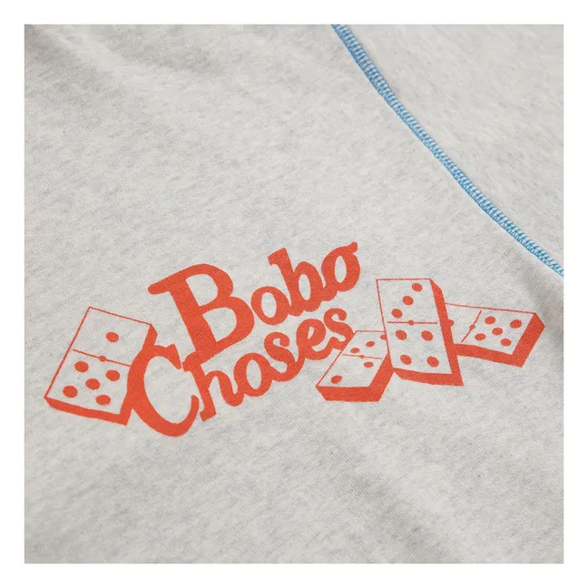 Schweißwürfel Bobo Choses Bio-Baumwolle | Grau Meliert