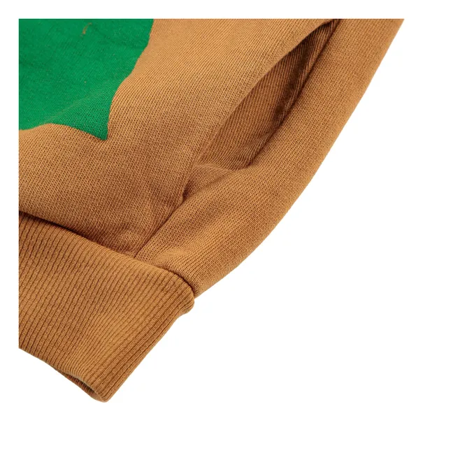 Sweatshirt mit Kapuze Bio-Baumwolle | Braun