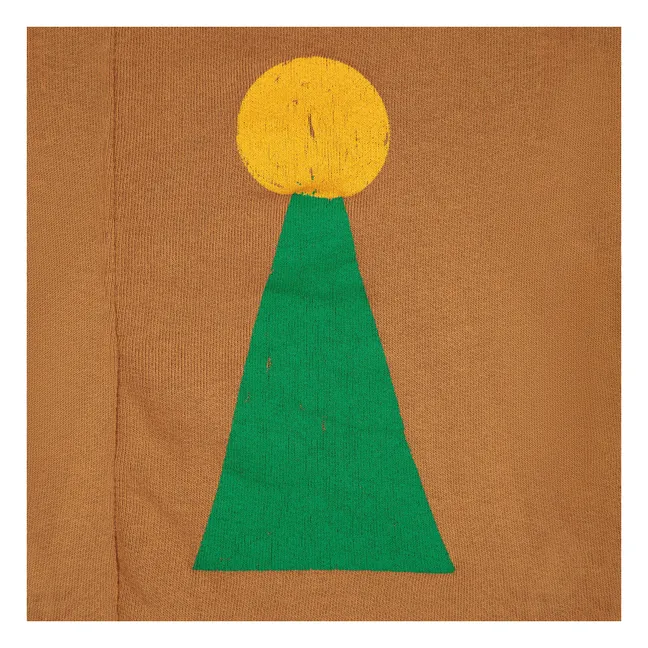 Sweat Fourré à Capuche Coton Bio | Marron