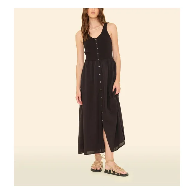 Robe Fenix Popeline de Coton | Noir