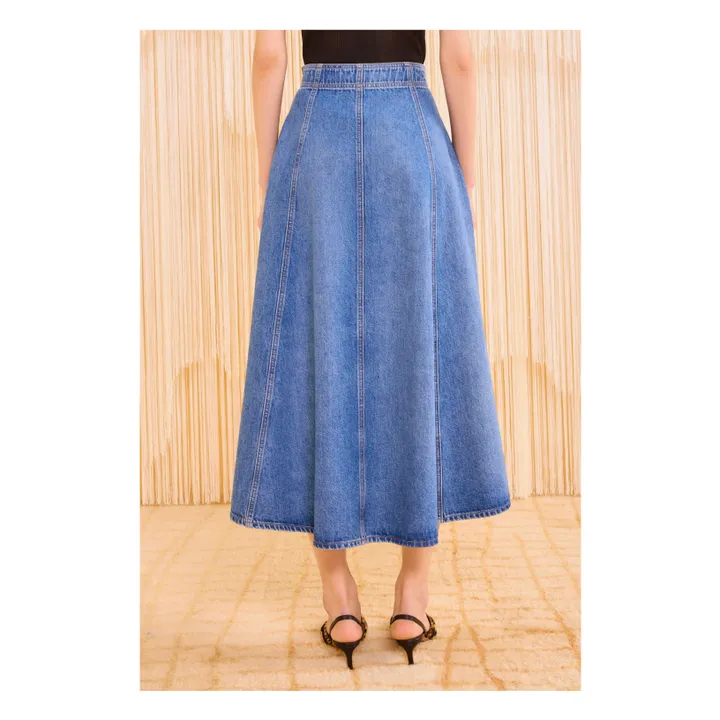 La falda vaquera Uma | Azul- Imagen del producto n°5