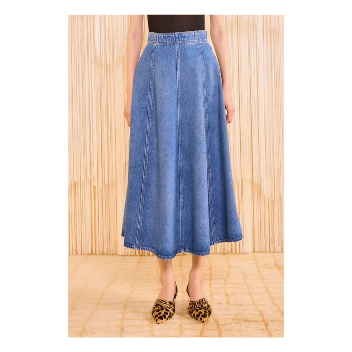 La falda vaquera Uma | Azul- Imagen del producto n°2