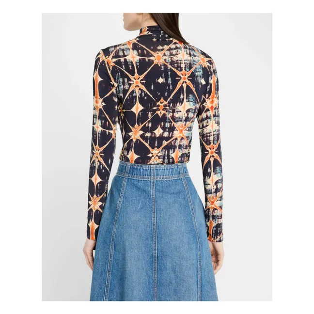 T-shirt Col Roulé Aurelia | Orange