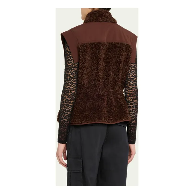Veste Sans Manches Tariet Teddy | Bordeaux