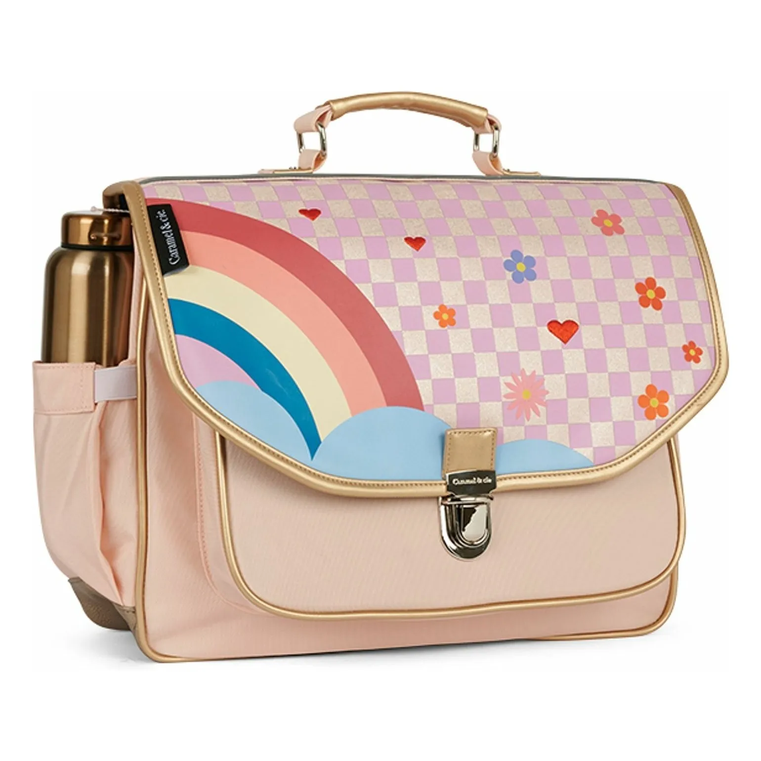 Cartable Happy Sky | Rose- Image produit n°1
