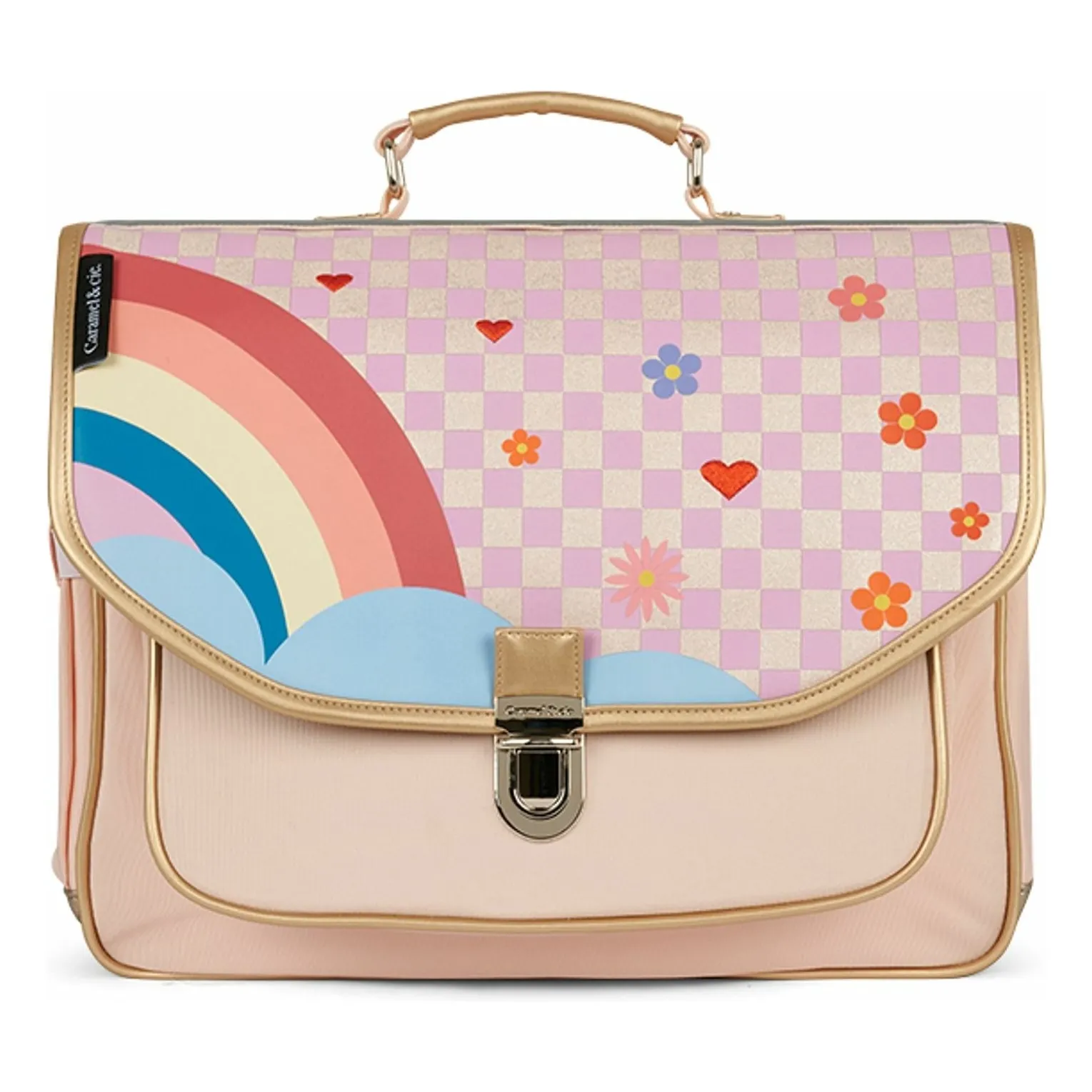 Cartable Happy Sky | Rose- Image produit n°0
