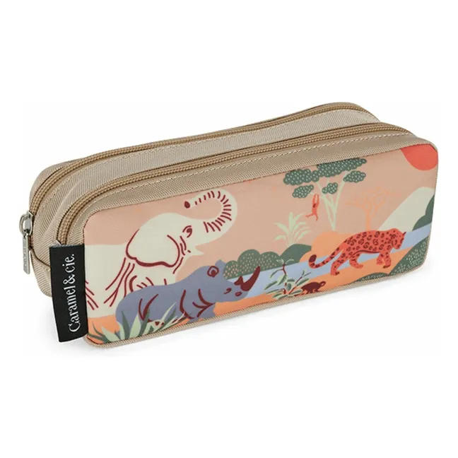 Trousse Double Safari | Beige