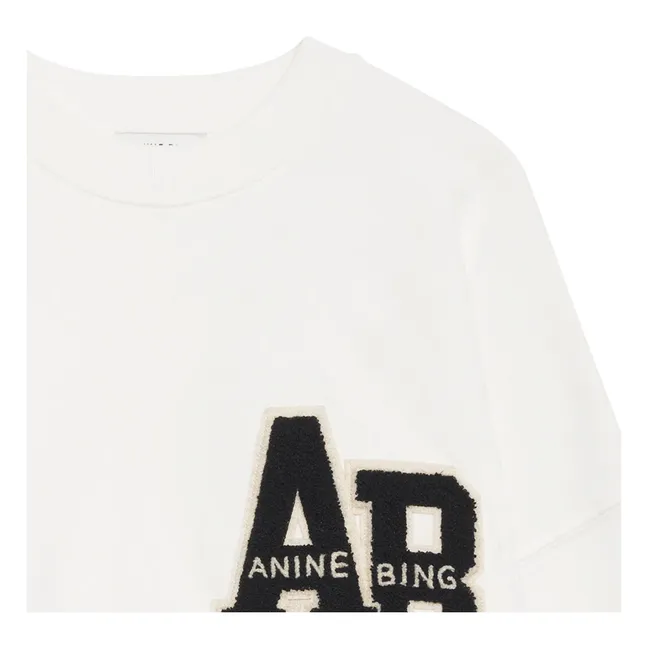 Miles Letterman sweatshirt | Off white