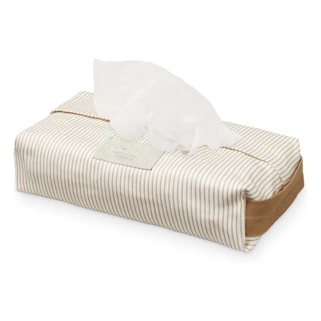 Etui pour lingettes rayé | Camel