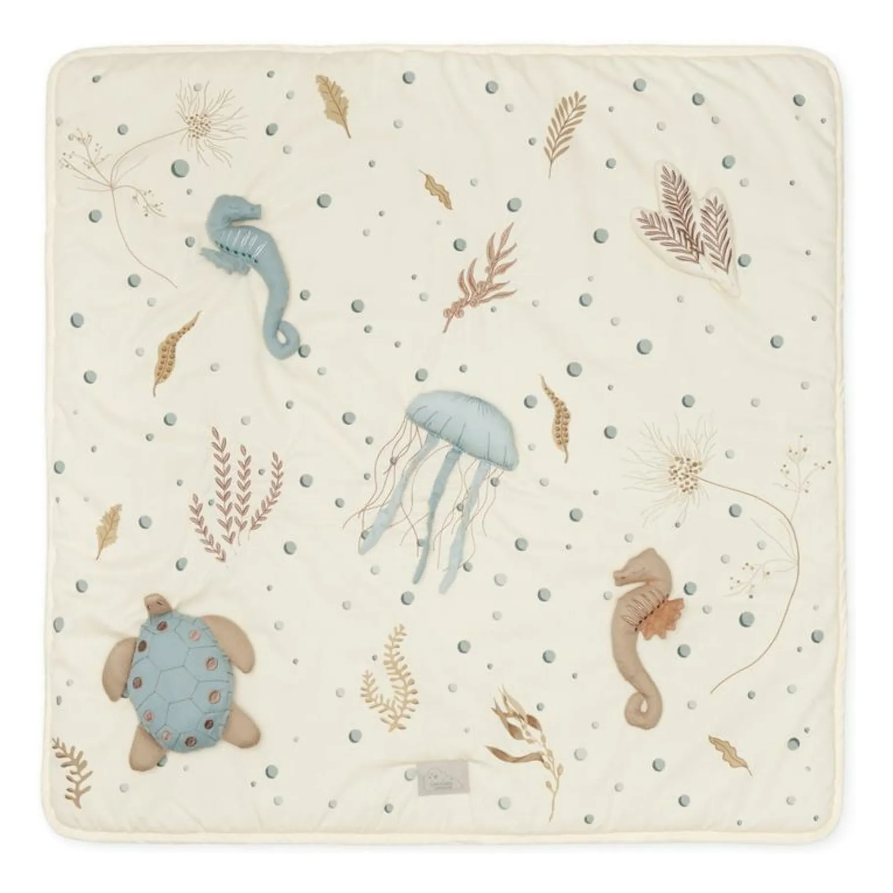 Tapis d'éveil Sea Garden | Bleu- Image produit n°0