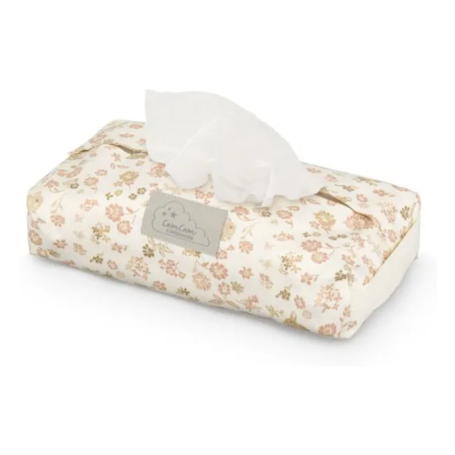 Etui pour lingettes Augusta | Rose pêche
