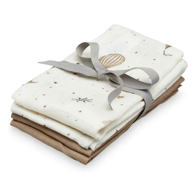 Toallitas higiénicas Dreamland - Set de 4 | Camel