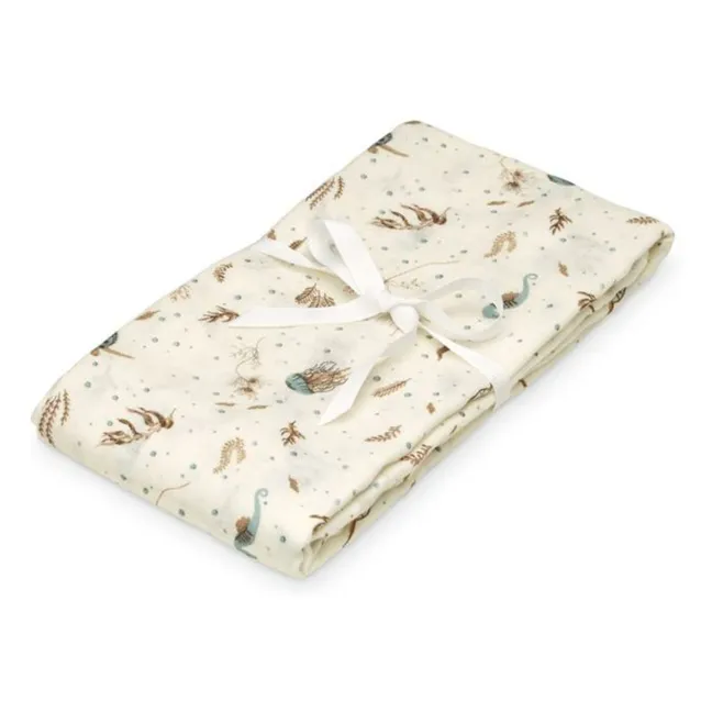 Sea Garden swaddling diaper | Blue