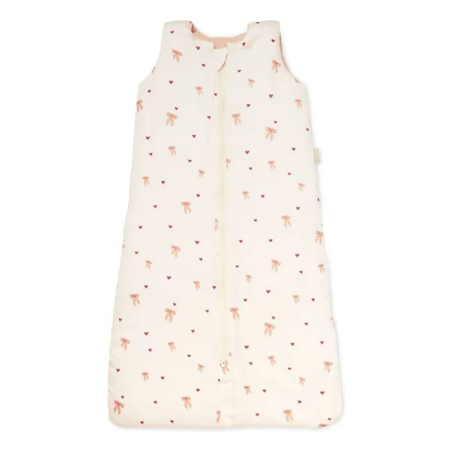 Bows sleeping bag | Pale Pink