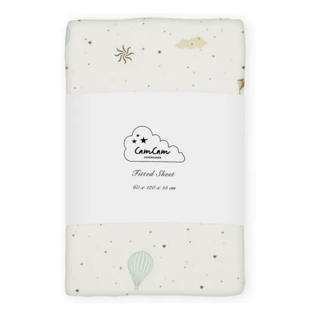 Dreamland fitted sheet | Hellblau