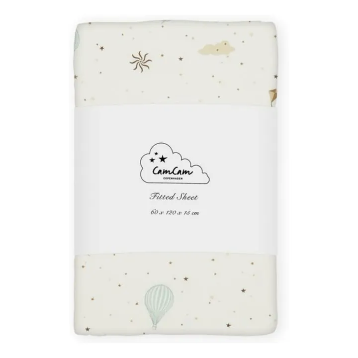 Drap-housse Dreamland | Bleu ciel- Image produit n°0