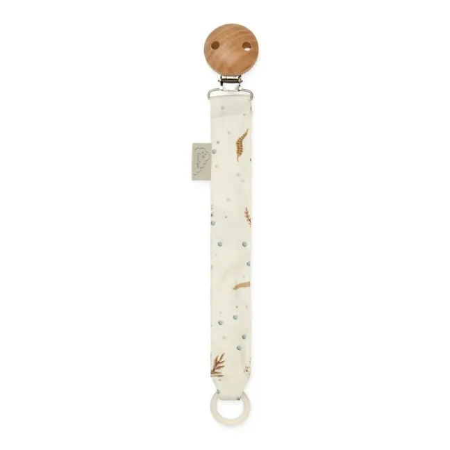 Sea Garden pacifier clips | Blue