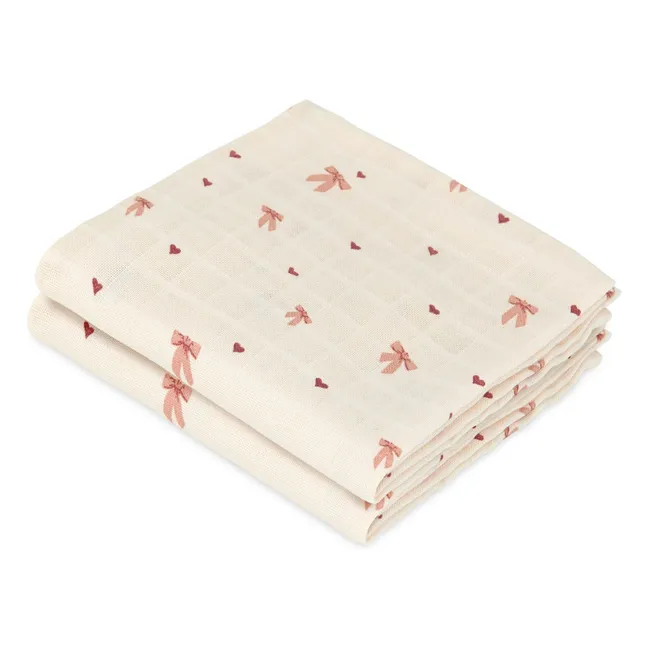 Langes Bows - Set de 2 | Rose