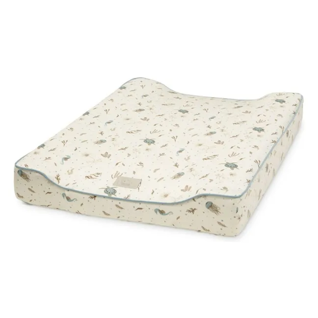 Sea Garden changing mat | Blue