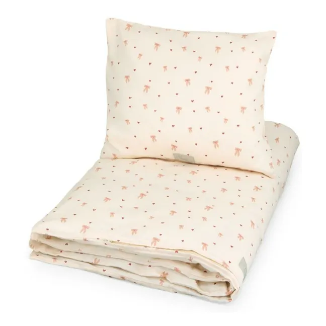 Bows bed linen set | Blassrosa