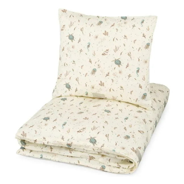Sea Garden bed linen set | Blue