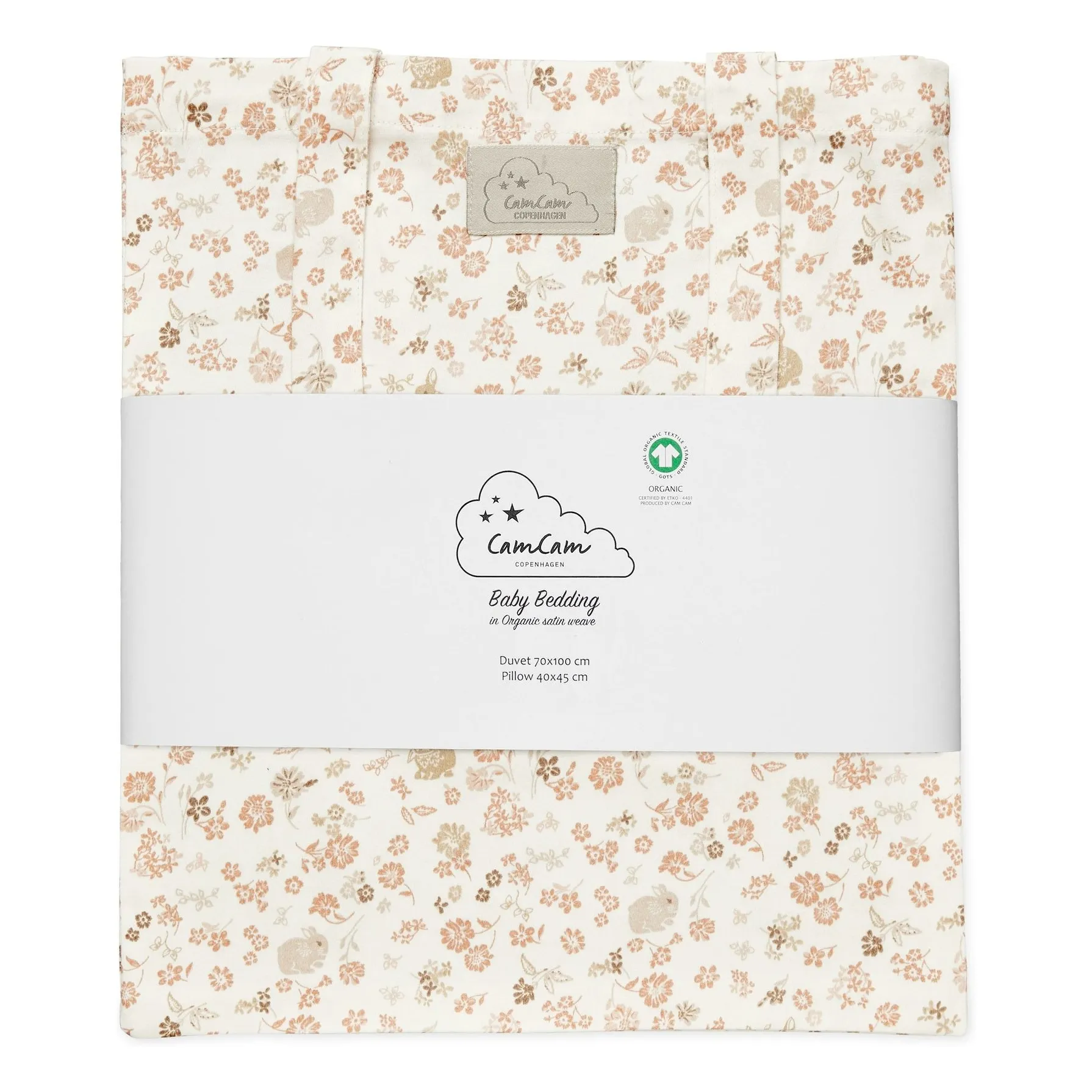 Cam Cam Peach Augusta Bed Linen Set