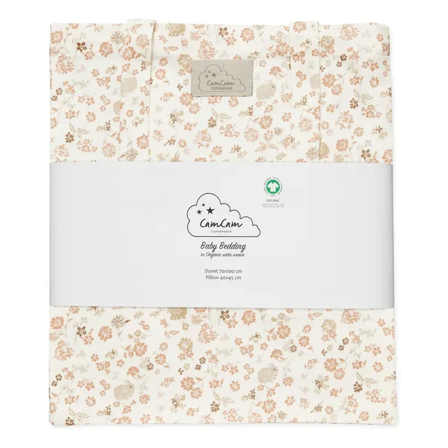 Parure de lit Augusta | Rose pêche